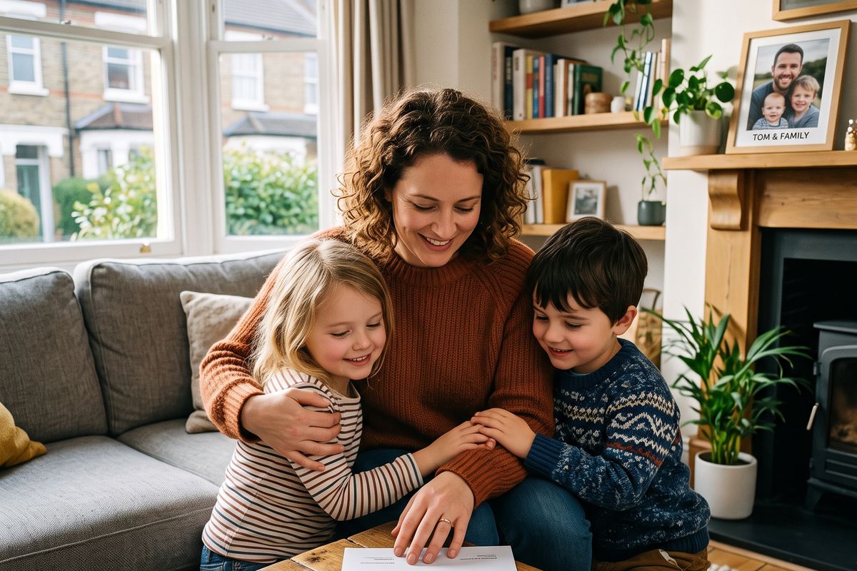 Illustrative example: young family, mortgage protected
